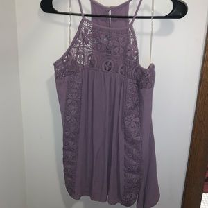 Flirty purple tank!